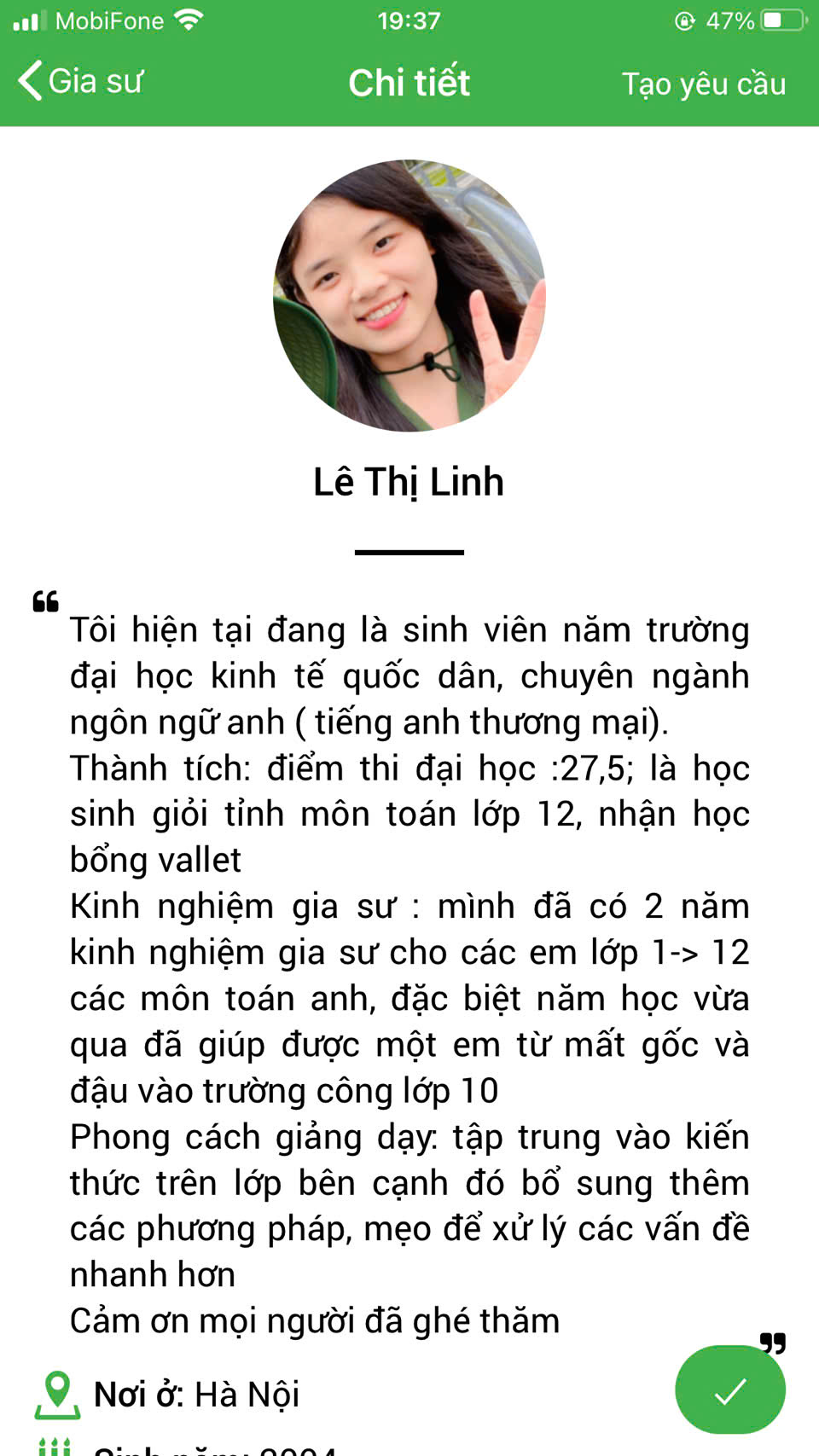 dạy kèm tại hà nội